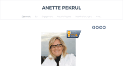 Desktop Screenshot of anettepekrul.com